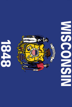 Toland Home Garden WISCONSIN STATE FLAG '1110352 Flags