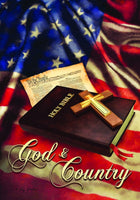 God & Country  2342  Decorative Flag