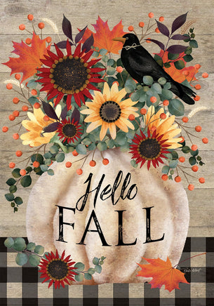 Pumpkin & Crow  4678  Decorative Flag