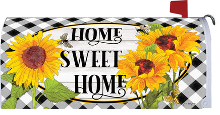 Sunflower Check 4832MM Mailbox Makeover