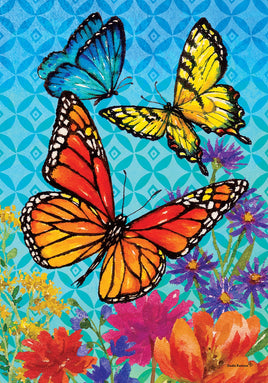Butterfly & Wildflowers 5059 Decorative Flag