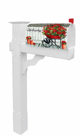 Geranium Wheelbarrow 5083MM Mailbox Makeover