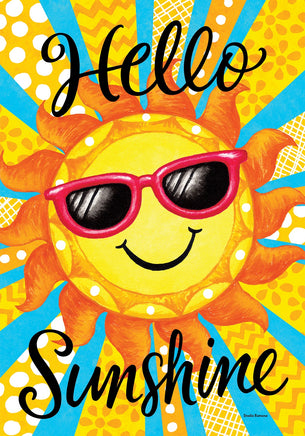 Hello Sunshine  5089  Decorative Flag