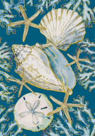 La Playa Shells  5095  Decorative Flag
