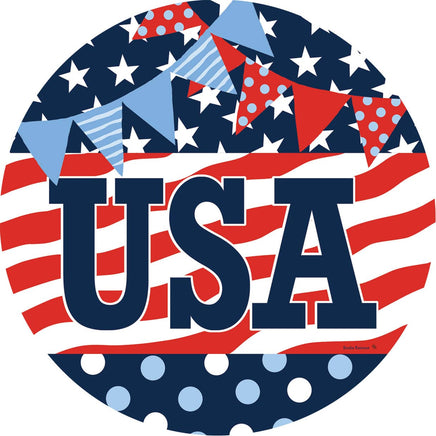 Custom Décor Patriotic Patterns 5097SC Suncatcher sold by If It's Flags