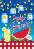 Hello Summer  5099  Decorative Flag