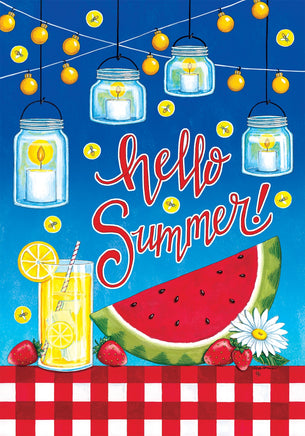 Hello Summer  5099  Decorative Flag