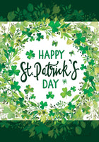 St.Pat's Wreath  5346  Decorative Flag