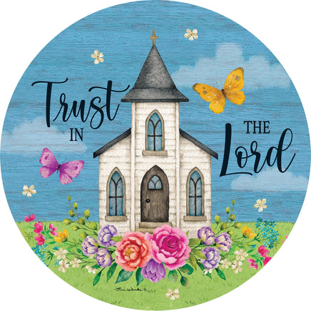 Custom Décor Trust Church 5356SC Suncatcher sold by If It's Flags