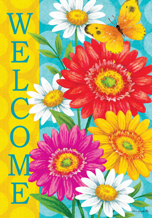 Happy Gerberas  5366  Decorative Flag