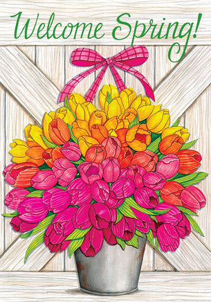 Glorious Tulips  5371  Decorative Flag