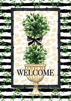 Double Topiary  5376  Decorative Flag