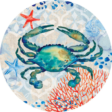 Custom Décor Crab and Coral 5383SC Suncatcher sold by If It's Flags