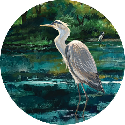 Custom Décor Stately Heron 5387SC Suncatcher sold by If It's Flags