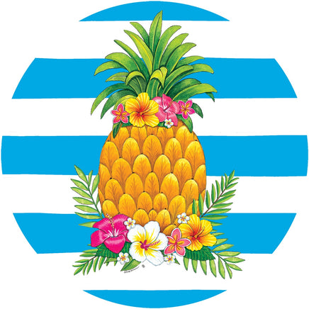 Custom Décor Pineapple Stripes 5389SC Suncatcher sold by If It's Flags