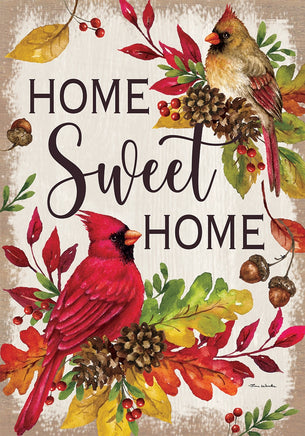 Home Sweet Cardinals  5455  Decorative Flag