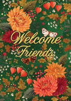 Mums on Green  5480  Decorative Flag