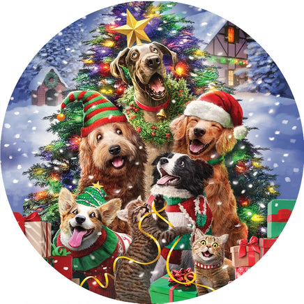 Custom Décor Cats and Dogs Tree 5490SC Suncatcher sold by If It's Flags