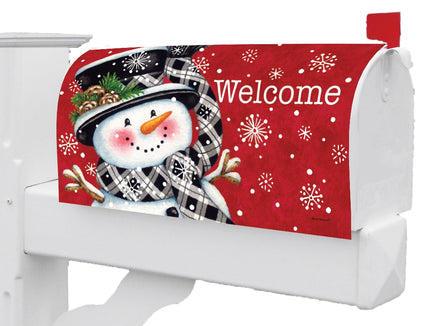 Black and Red Snowman 5494MM Mailbox Makeover