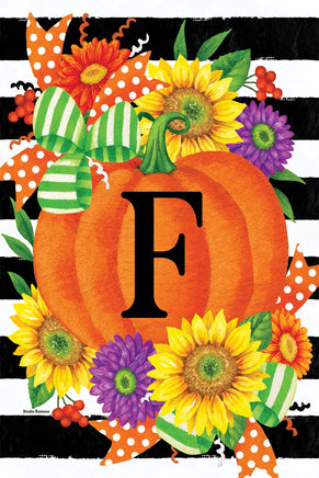Monogram FPumpkin Splendor  5519  Decorative Flag
