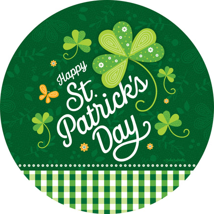 Custom Décor ST PATS CHECK 5587SC Suncatcher sold by If It's Flags