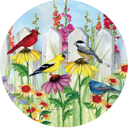 Custom Décor SONGBIRD FENSE 5601SC Suncatcher sold by If It's Flags