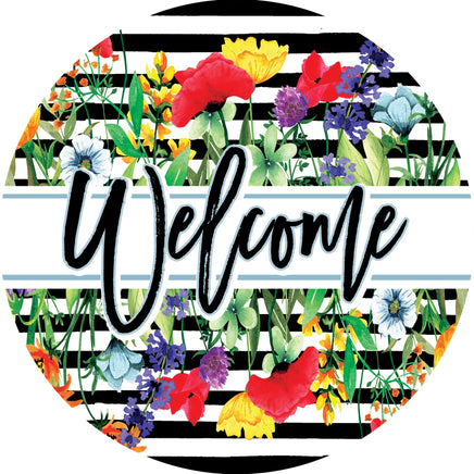 Custom Décor WILDFLOWER STRIPES 5605SC Suncatcher sold by If It's Flags