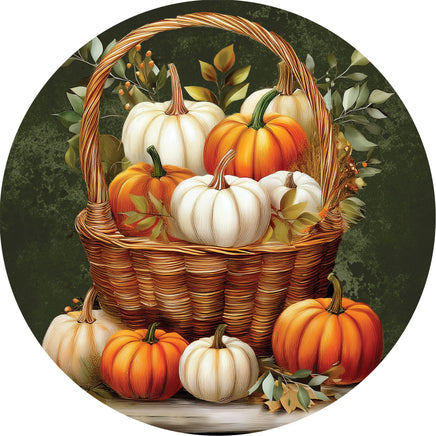 Custom Décor Pumpkin Basket 5706SC Suncatcher sold by If It's Flags
