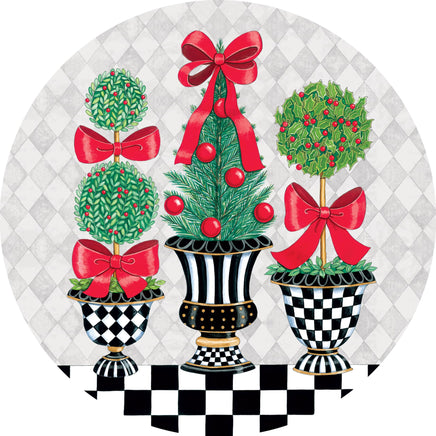 Custom Décor Christmas Topiary 5736SC Suncatcher sold by If It's Flags