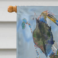Crab  Flag Canvas House Size