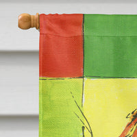 Crab  Flag Canvas House Size