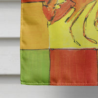 Crab  Flag Canvas House Size