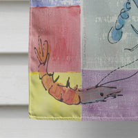 Crab  Flag Canvas House Size