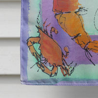 Crab  Flag Canvas House Size