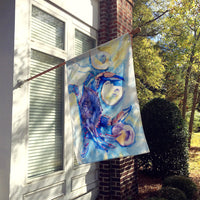 Crab  Flag Canvas House Size