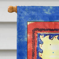 Crab  Flag Canvas House Size