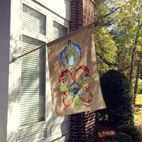 Crab  Flag Canvas House Size