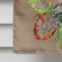Crab  Flag Canvas House Size