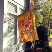 Crab  Flag Canvas House Size