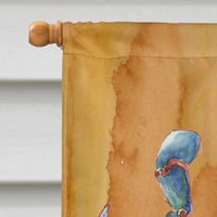 Crab  Flag Canvas House Size