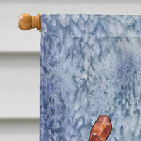 Crab  Flag Canvas House Size