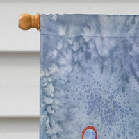 Crab  Flag Canvas House Size