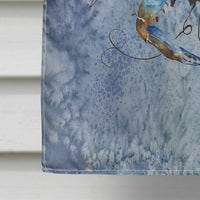 Crab  Flag Canvas House Size