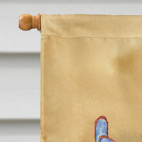 Crab  Flag Canvas House Size