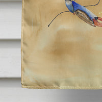 Crab  Flag Canvas House Size