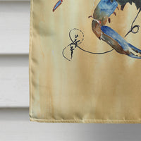 Crab  Flag Canvas House Size