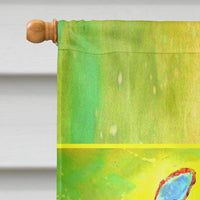 Crab  Flag Canvas House Size