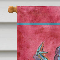 Crab  Flag Canvas House Size