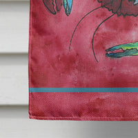 Crab  Flag Canvas House Size