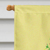 Christmas Tree Fleur de lis Flag Canvas House Size